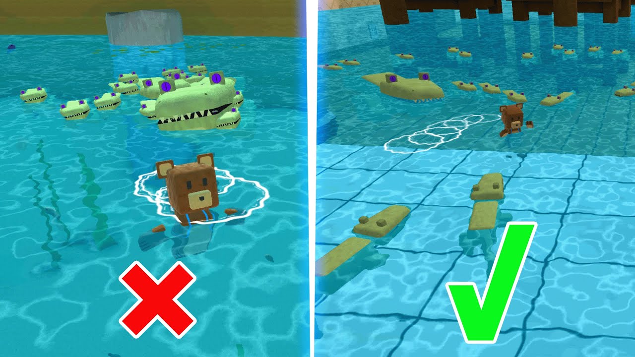 Angry Crocodile - Super Bear Adventure Gameplay Walkthrough