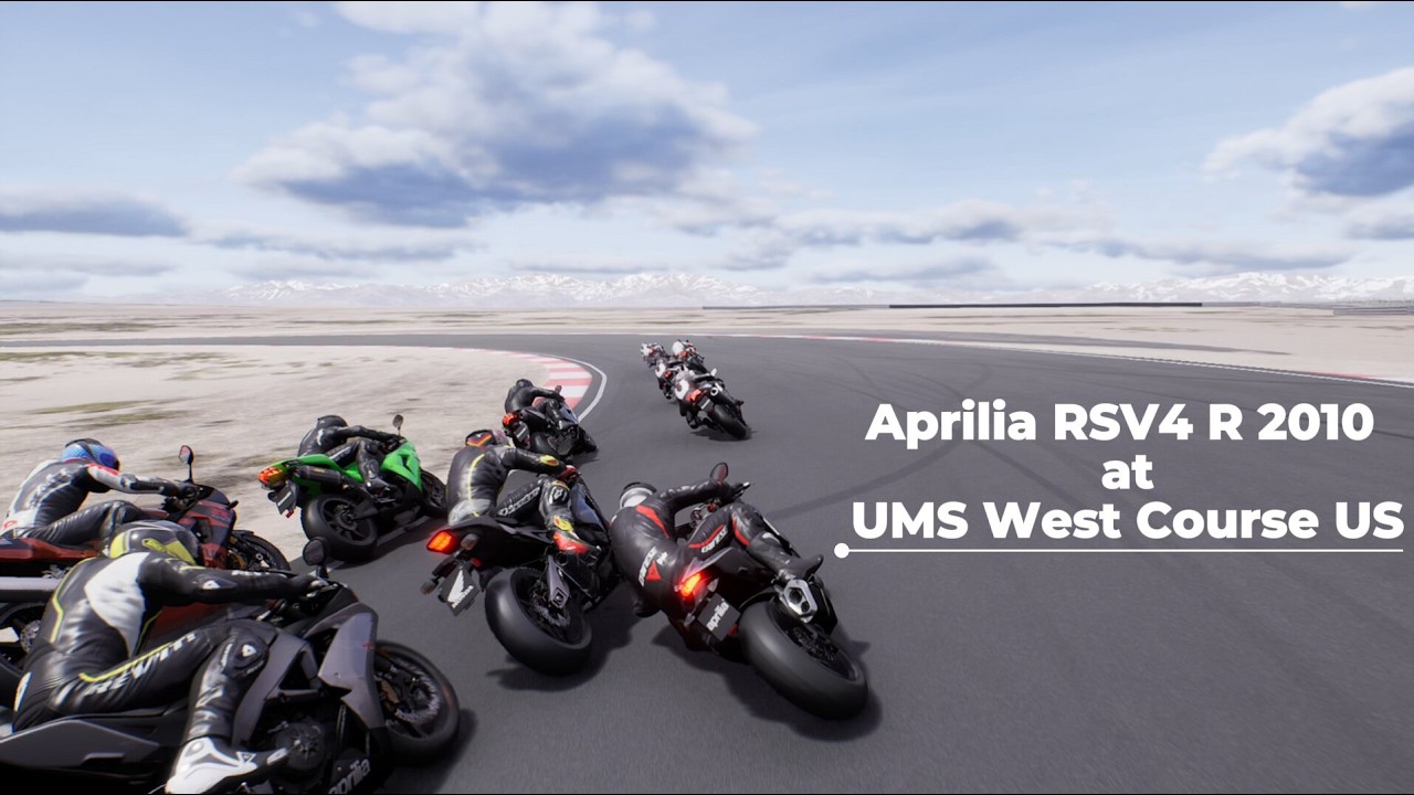 Ride Your DREAM Bike at UMS West Course on an Aprilia RSV4 R 2010 🇺🇸🏍️
