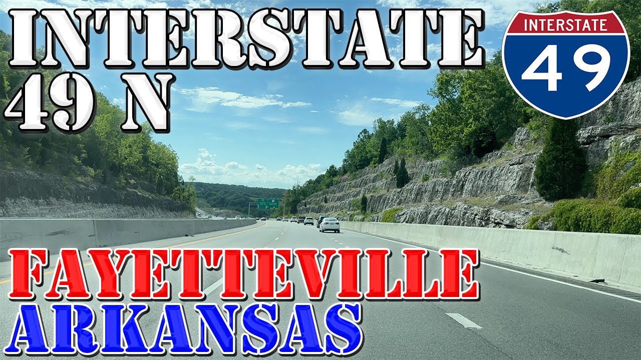 I-49 North - Fayetteville Arkansas to Joplin Missouri - 4K Highway Drive