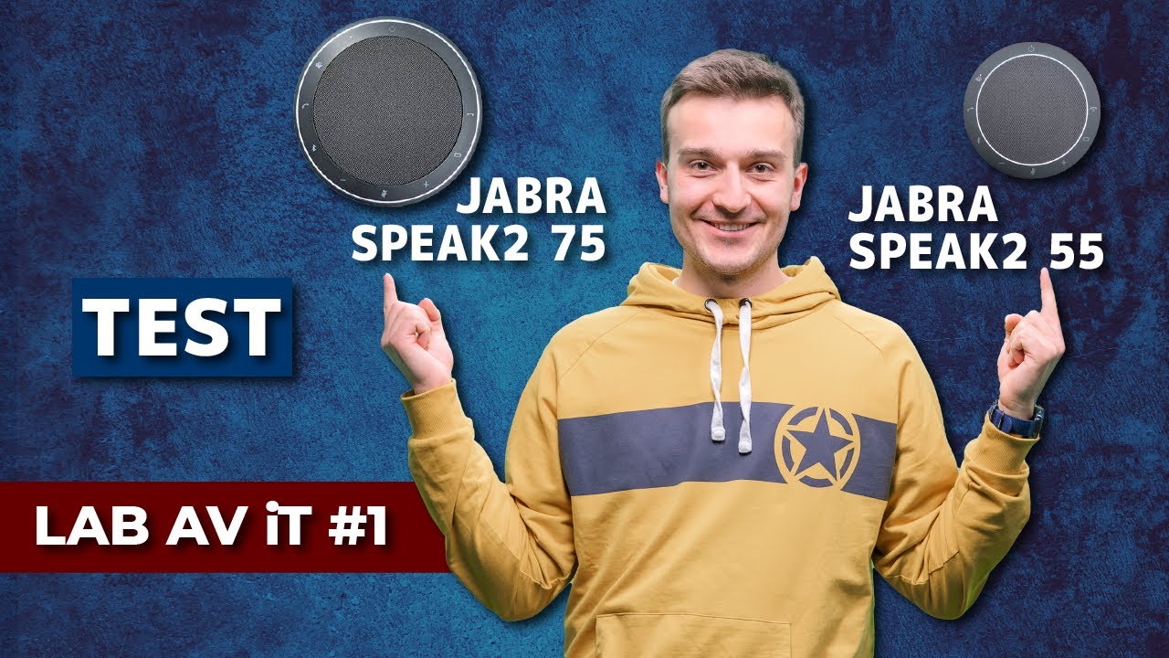 TEST zestawów głośnomówiących Jabra Speak2 75 i Jabra Speak2 55 | Lab AV iT #1