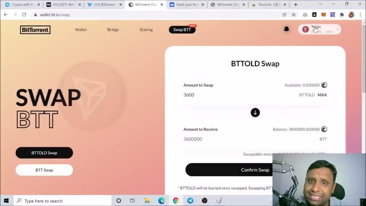 Swap Old BTT to New BTT