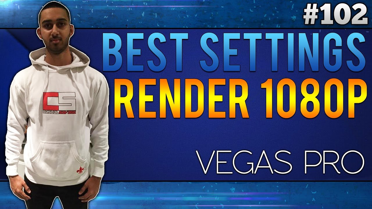 Sony Vegas Pro 13: Best Render Settings 1080p - Tutorial By CasualSavage