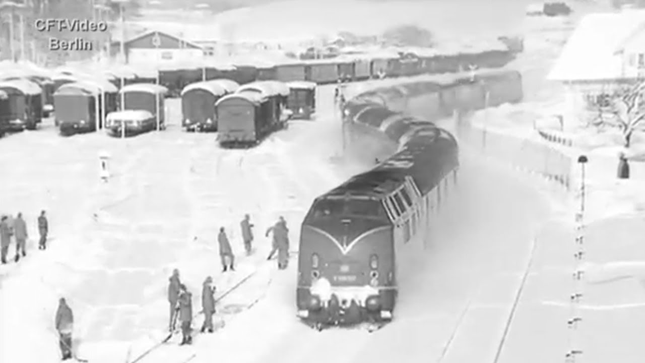 Gefahren im Winter bei der Bahn
