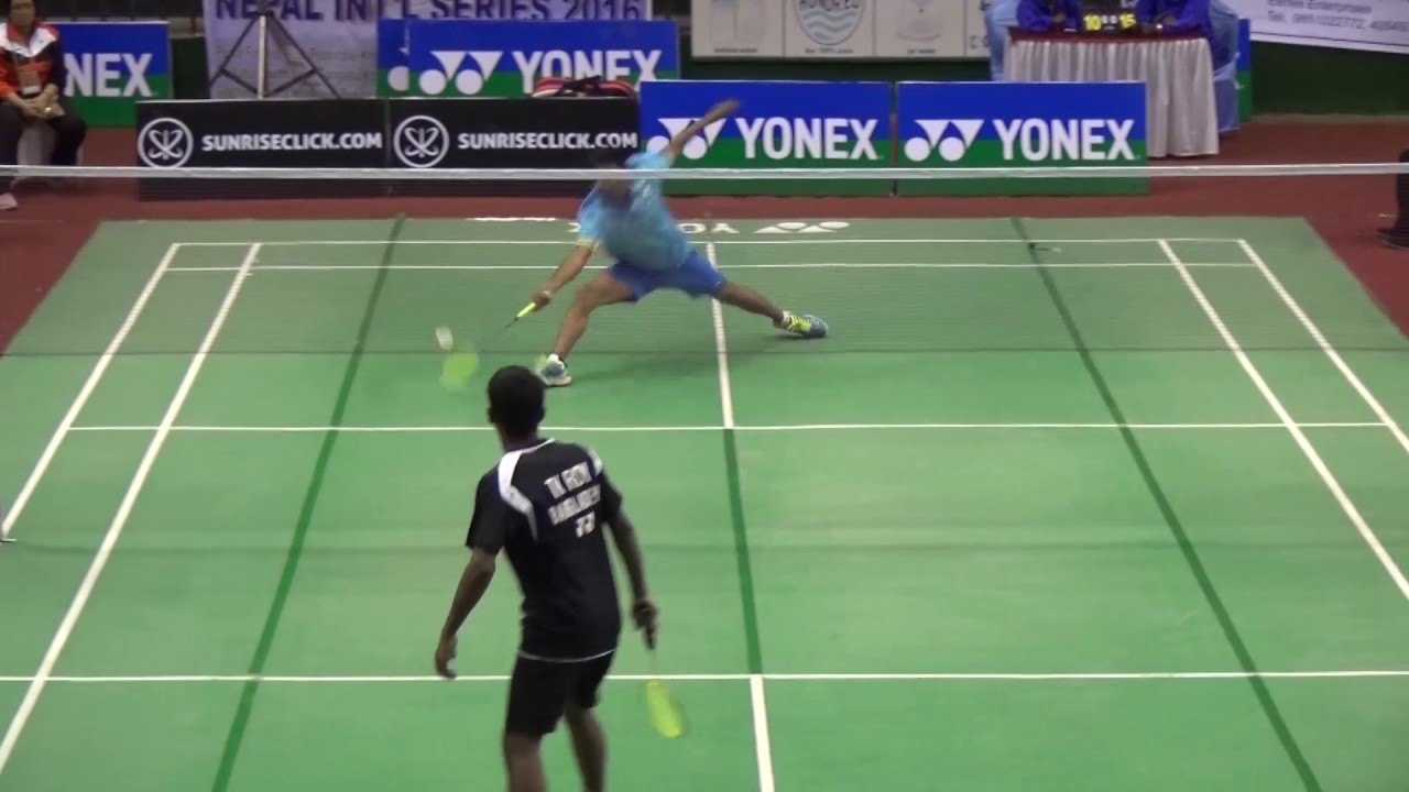 Irfan Ansari Nepal vs Tushar Krishna Roy Bangladesh || International Badminton Siries In Nepal