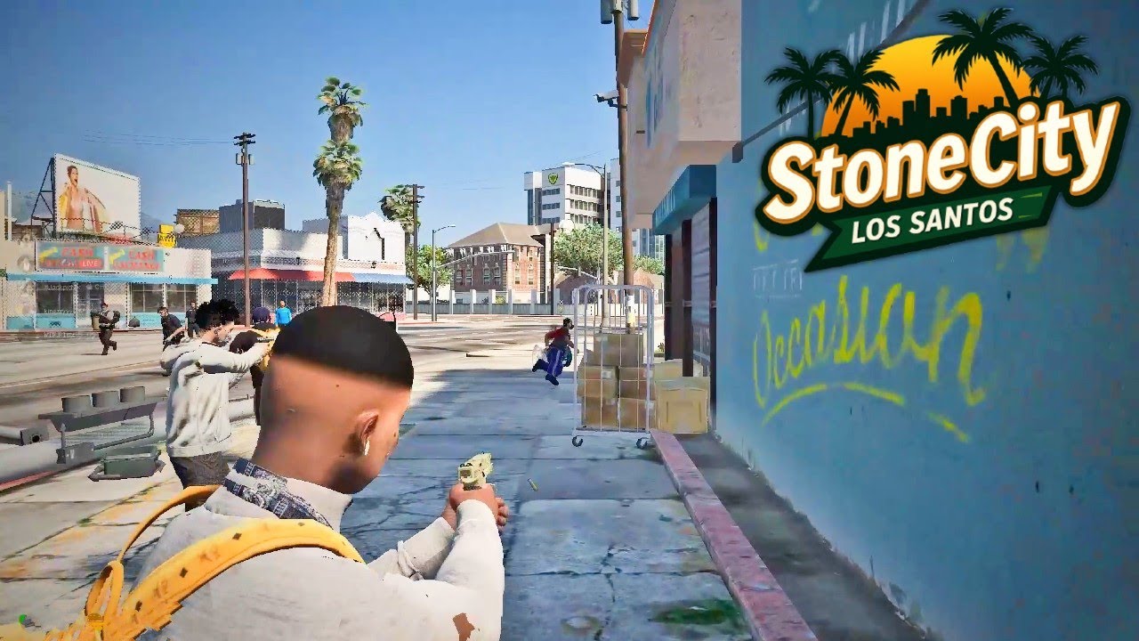 Stone City RP On Demon Time, часть 1 | Stone City | Сервер Los Santos Roleplay | Glock With A Switch