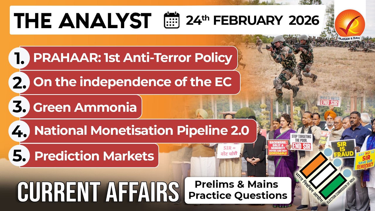 Current Affairs Today 24February 2026  UPSC Daily Current Affairs I The Hindu Analysis I The Analyst