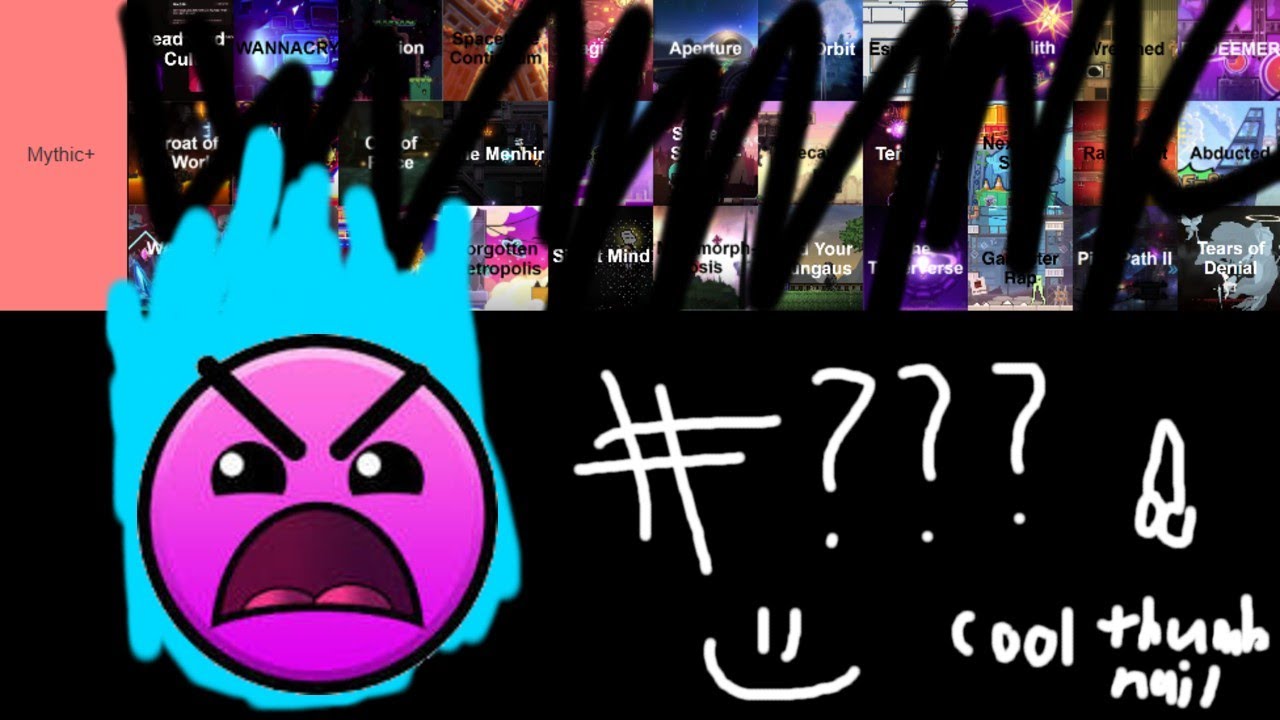 Ranking every classic mythic and legendary level (GEOMETRY DASH 7/22/25)
