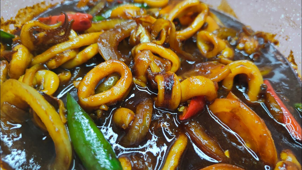 SOTONG MASAK KICAP BERKUAH YANG SIMPLE