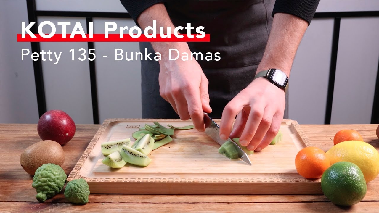 KOTAI - Bunka Damas collection - Petty Knife / couteau Petty 135 mm.