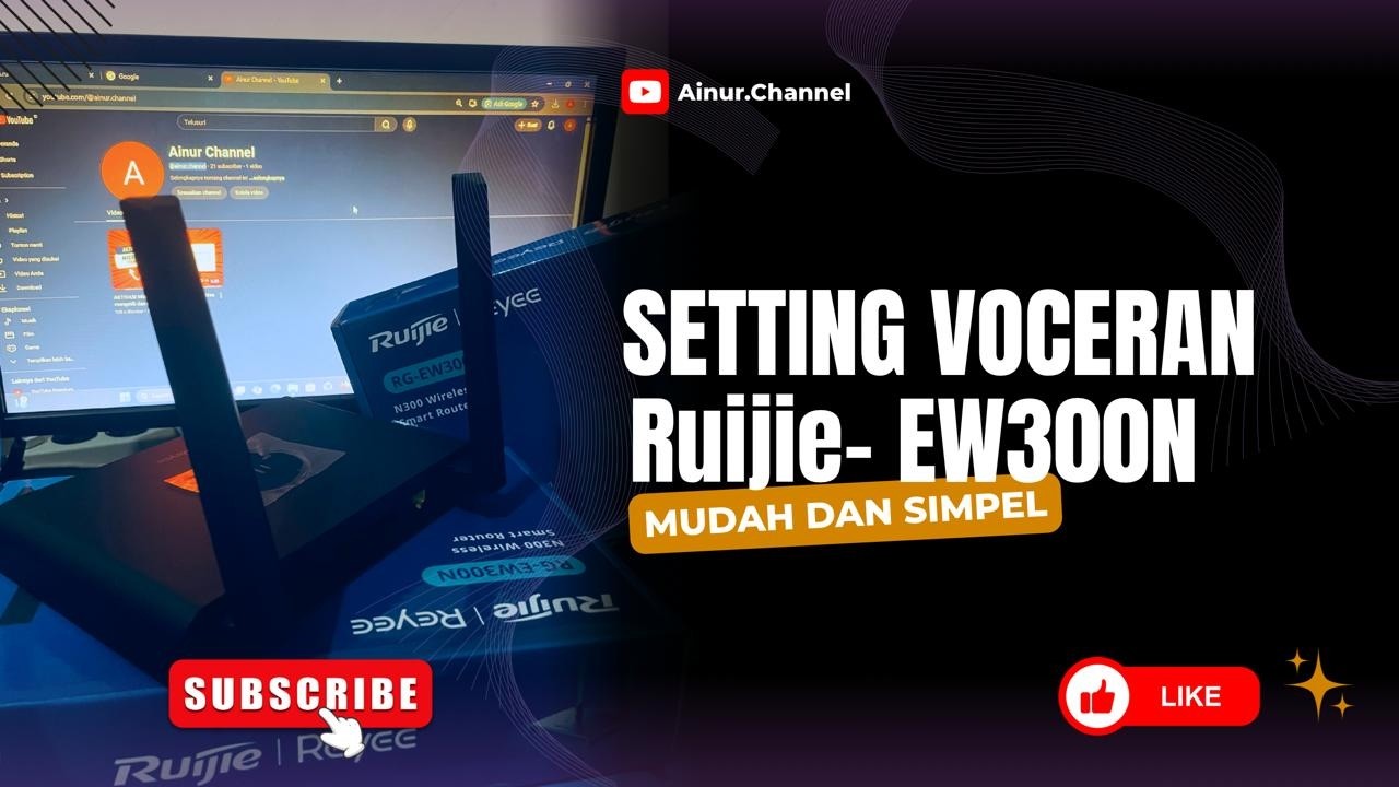 Setting Ruijie-EW300N Voceran, Mudah dan simpel