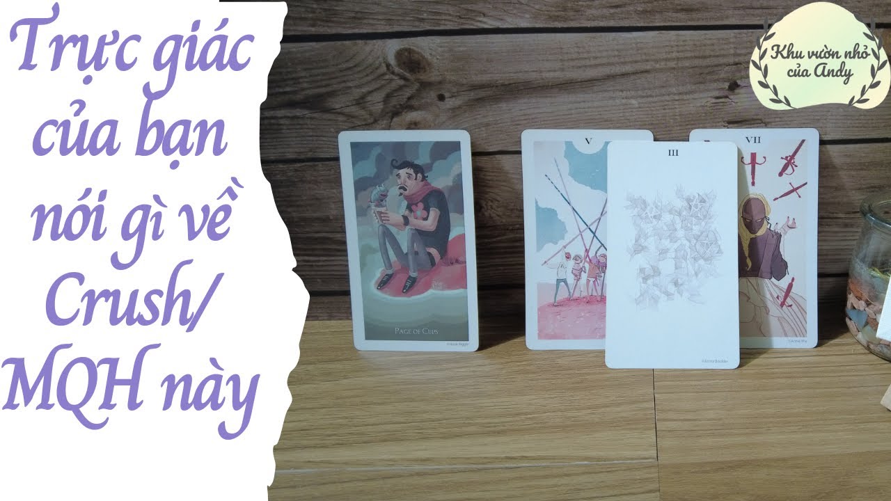 Trực giác của bạn nói gì về Crush/MQH/Kết nối này |Trải bài tarot| Khu vườn Andy