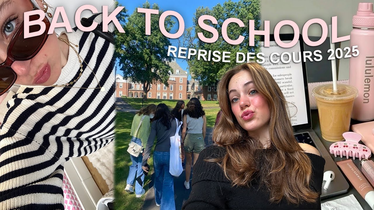 UNI VLOG - morning routine et reprise des cours 🎧ྀི☕📝
