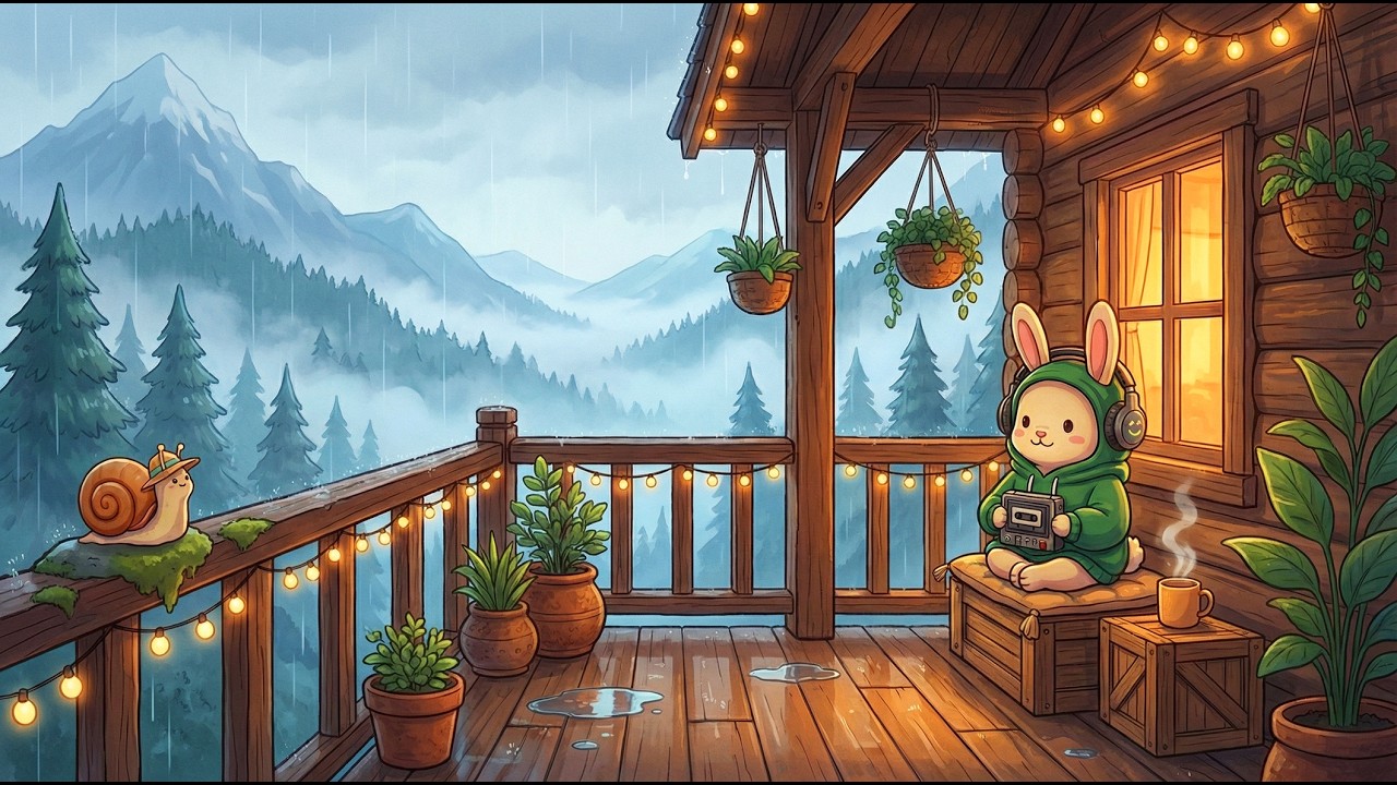 Relaxing Rainy Lofi 🌧️ Chill Beats to Study & Work