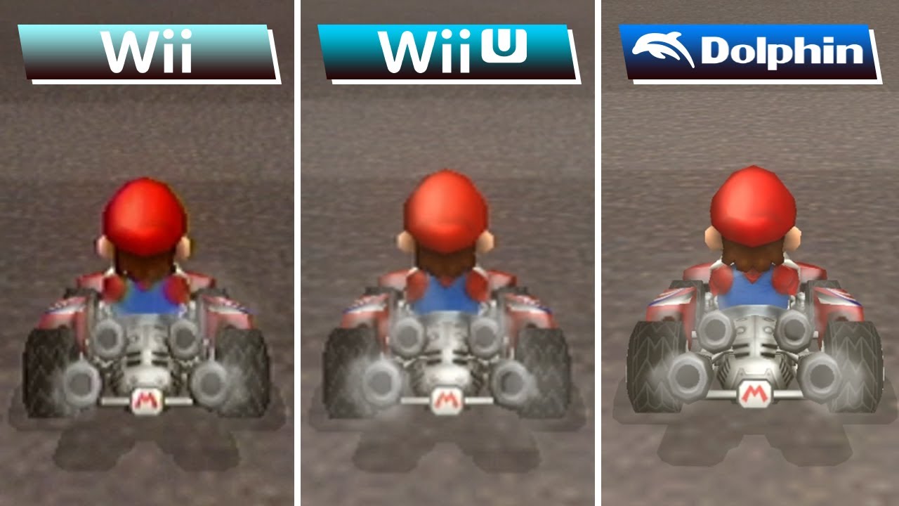 Mario Kart Wii (2008) Wii vs Wii U vs Dolphin Emulator (Which One is Better)
