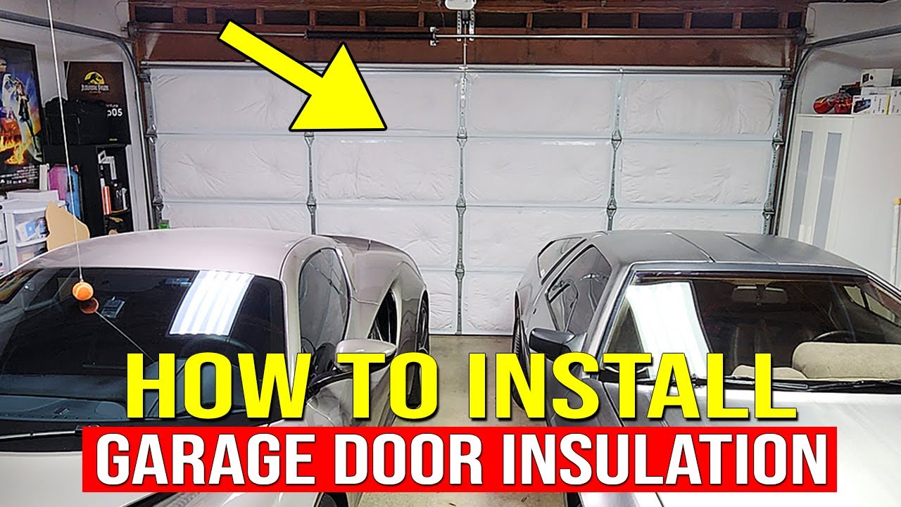 Makes A HUGE Difference: Garage Door Insulation Install