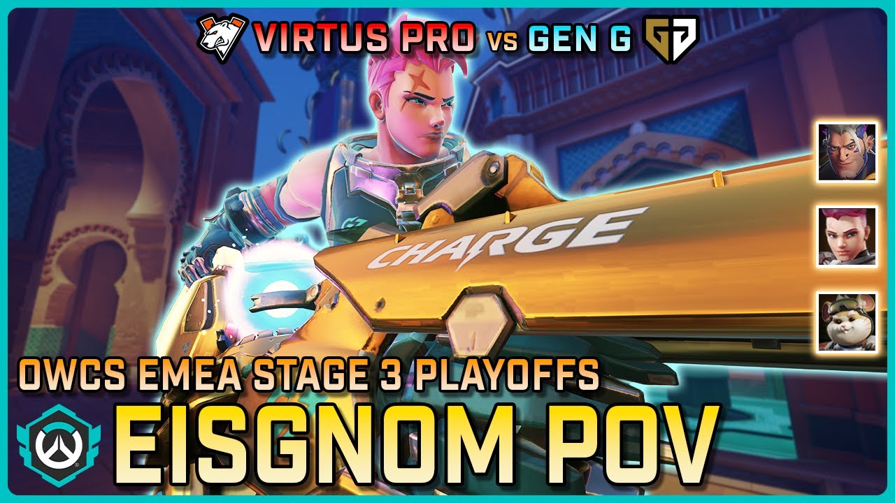 [ Eisgnom ] HUGE Grav Usage | Virtus Pro vs Gen G | OWCS EMEA Stage 3 Playoffs