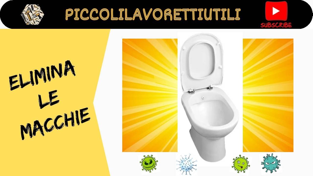 Il WC tornerà come nuovo eliminando il calcare così