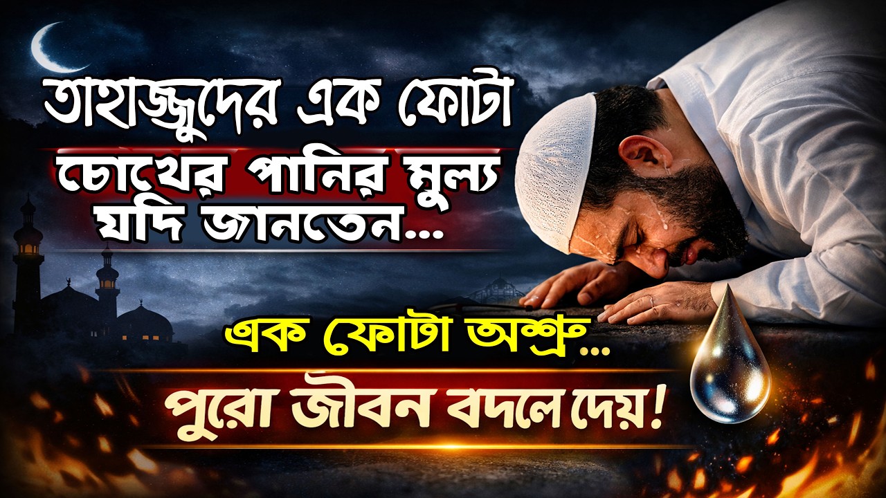 তাহাজ্জুদের এক ফোঁটা চোখের পানির মূল্য যদি জানতেন…