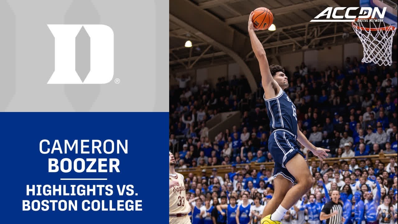Duke's Cameron Boozer Goes For A Double Double In Win