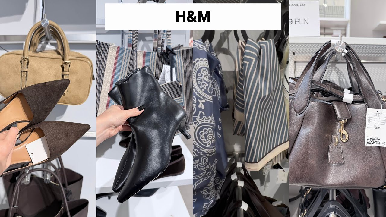 H&M APASZKI BIŻUTERIA BUTY TOREBKI JESIEŃ