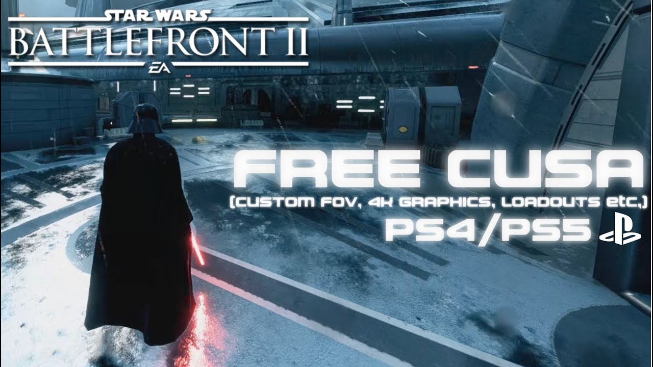 How to get free CUSA Custom FOV, 4K, Loadouts etc. on Battlefront 2 PS4/PS5 *without jailbroken PS4*