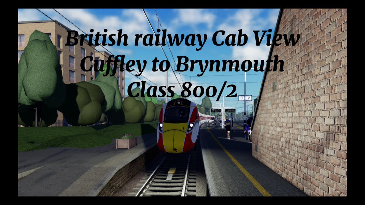 British Railway Roblox class 800/2 Drivers POV Timelapse: Cuffley to Brynmouth