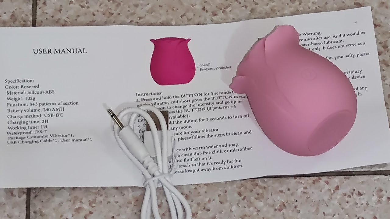 📦🔞 Unboxing ASMR Amazon: 🌹clit sucker vibrator