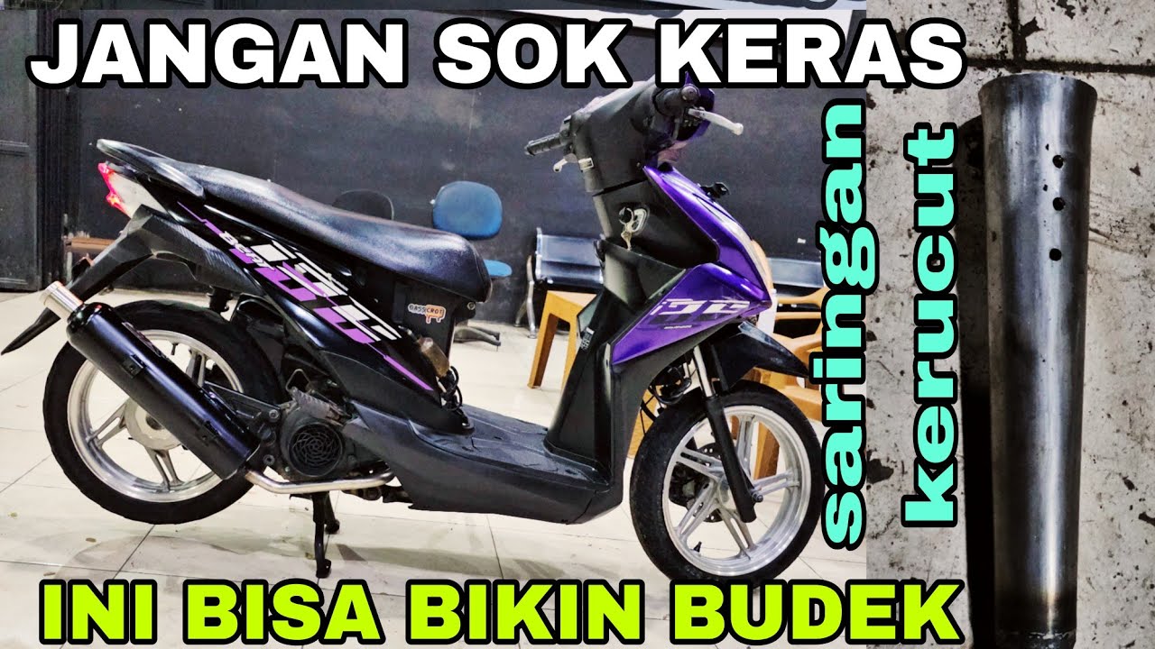 JANGAN MERASA PALING KERAS KALAU BLUM PERNAH NYOBAIN SARINGAN KNALPOT SEPERTI INI DI MOTOR KALIAN