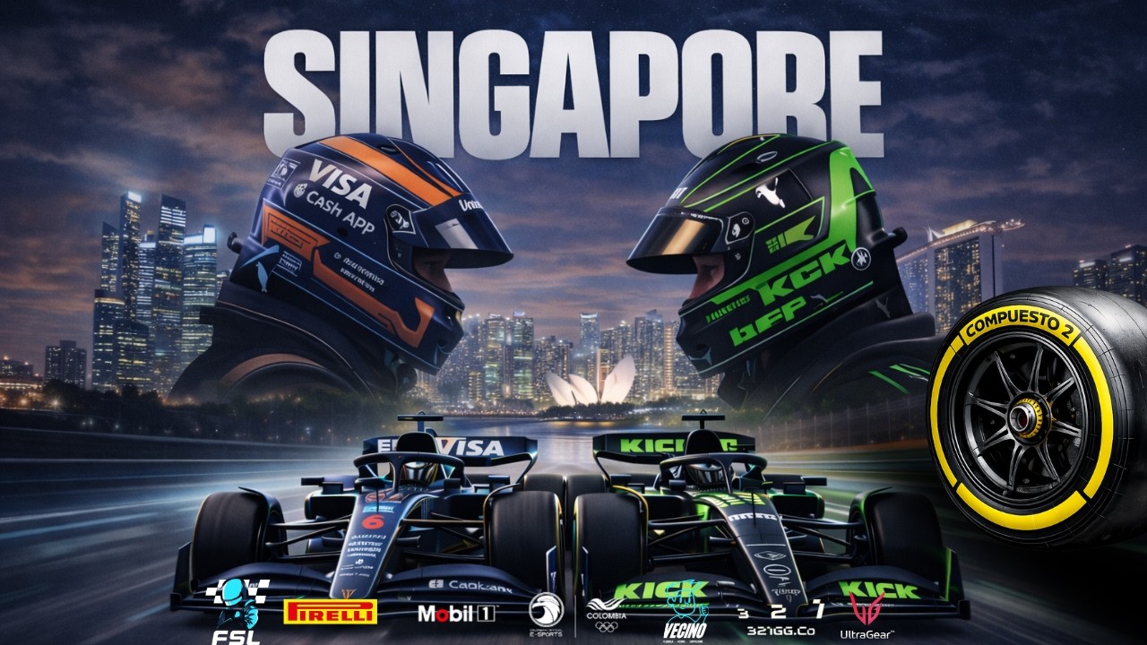 RONDA 6 C2 LIGA VIRTUAL DE F1 FSL 18-02-26 GP  SINGAPORE