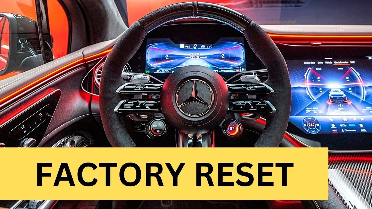 Как сбросить настройки автомобиля Mercedes до заводских, особенно если вы купили подержанный авто...