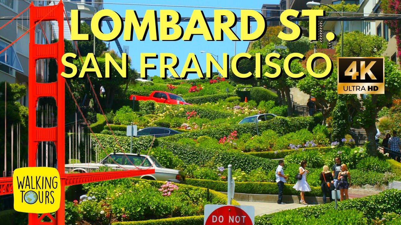 Lombard St to Fisherman's Wharf | San Francisco | 4K Walking Tour