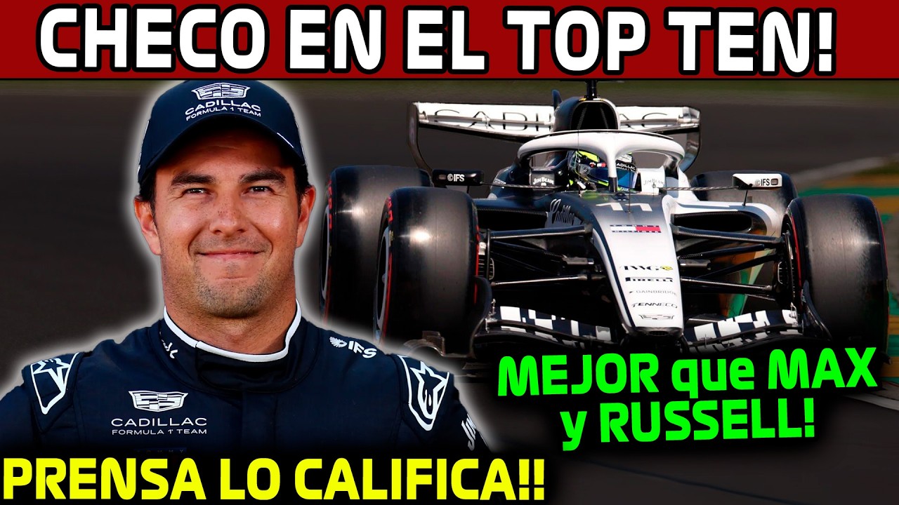 AMONG THE TOP 10!! CHECO SURPRISES THE BRITISH PRESS WITH CADILLAC!! JAPANESE GP FORMULA 1 2026