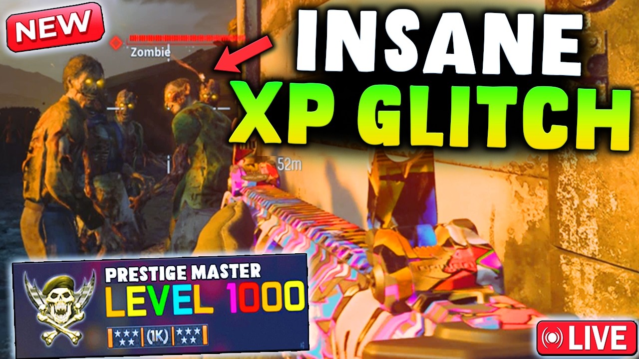 NEW INSANE GOD MODE XP GLITCH SPOT IN BO7! OUT OF MAP CAMO / CAMO GLITCH!