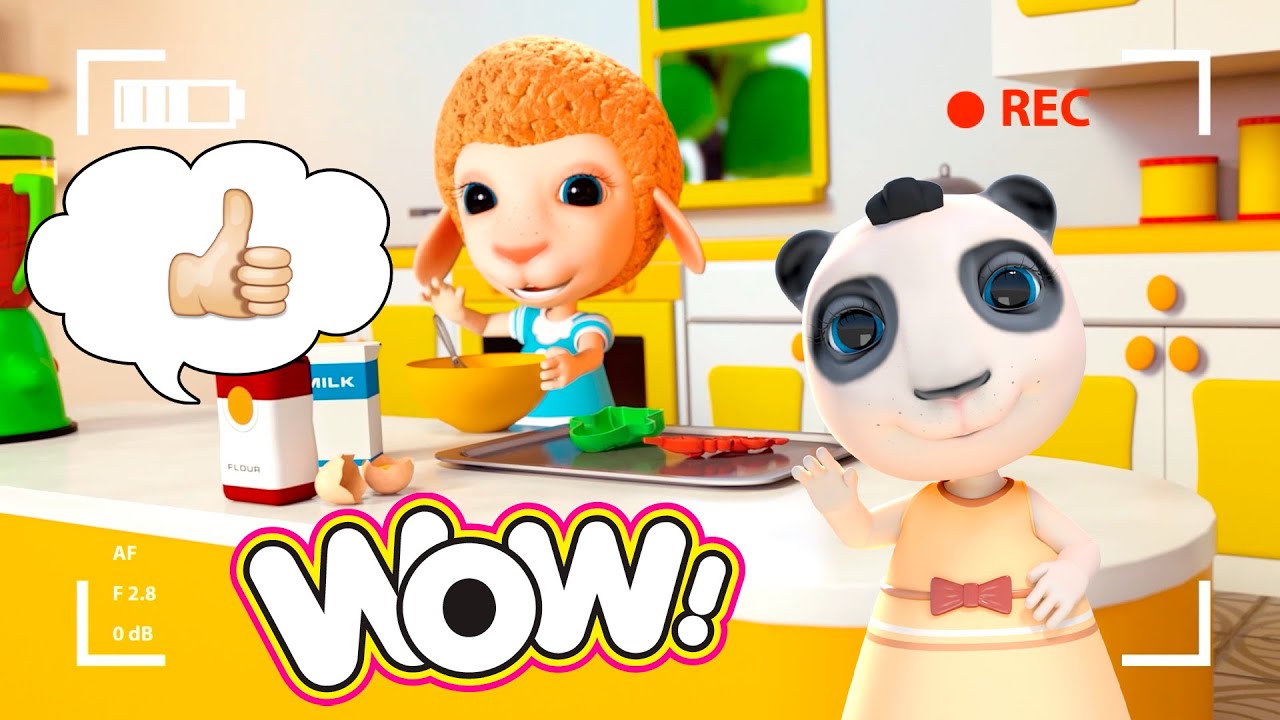 The Girls Run A Cooking Blog | Funny Collection Of Cartoons | Dolly and Friends 3D