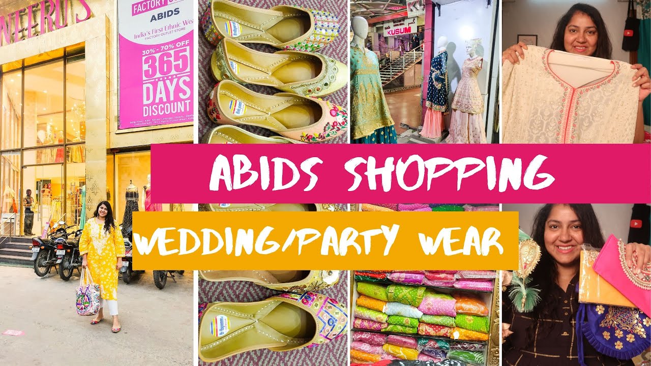 Abids Shopping : Hollywood, Neerus, Partywear Dresses, lehengas | Wedding Shopping in Hyderabad