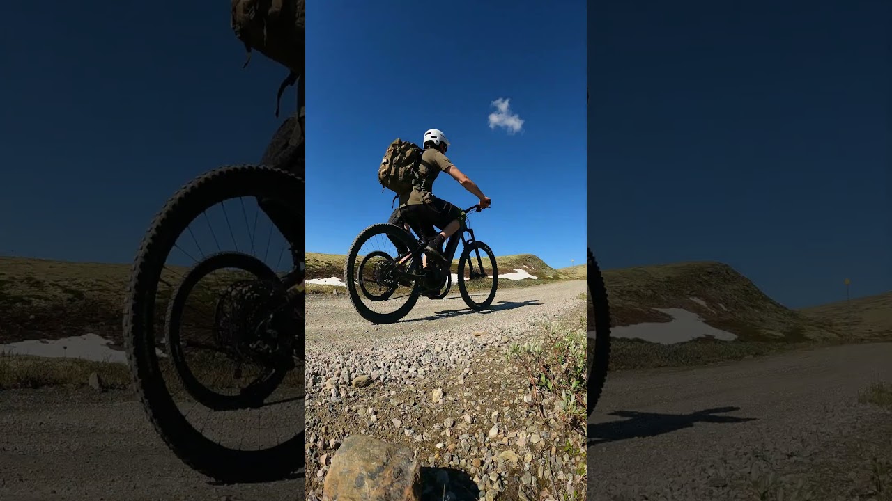 Bike touring in V&aring;g&aring; #biketour #norway #mtbtour
