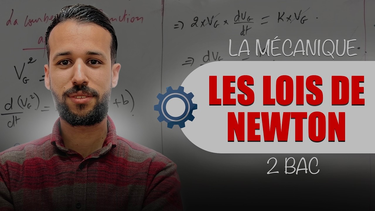 Les lois de Newton - cours complet - 2Bac Biof