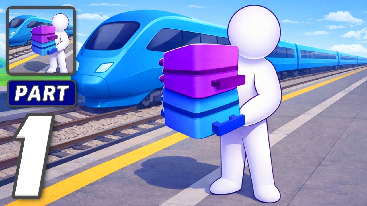 Railway Station: Train Tycoon - Gameplay Walkthrough Part 1 - Build The Rail Empire (iOS, Android)
