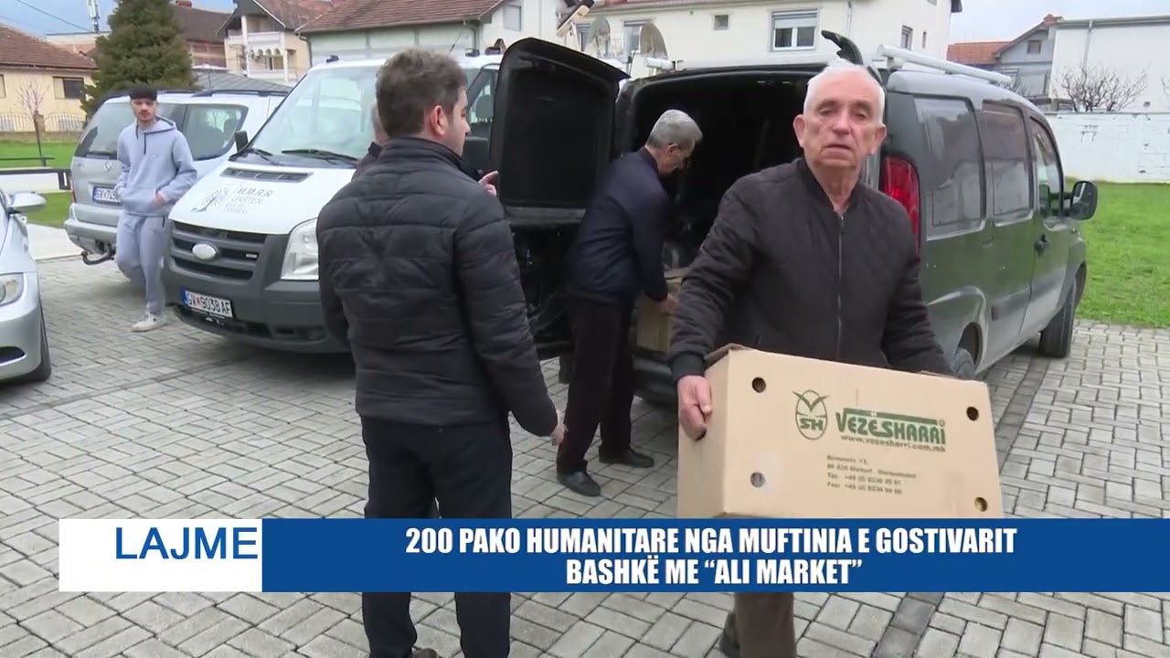 200 PAKO HUMANITARE NGA MUFTINIA E GOSTIVARIT BASHKË ME “ALI MARKET”