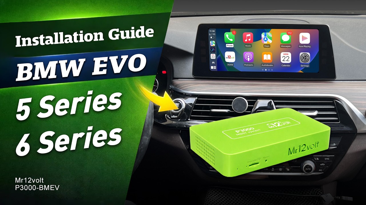BMW 530Li (2017) EVO Wireless CarPlay & Android Auto MOST Interface Upgrade & Installation Manual