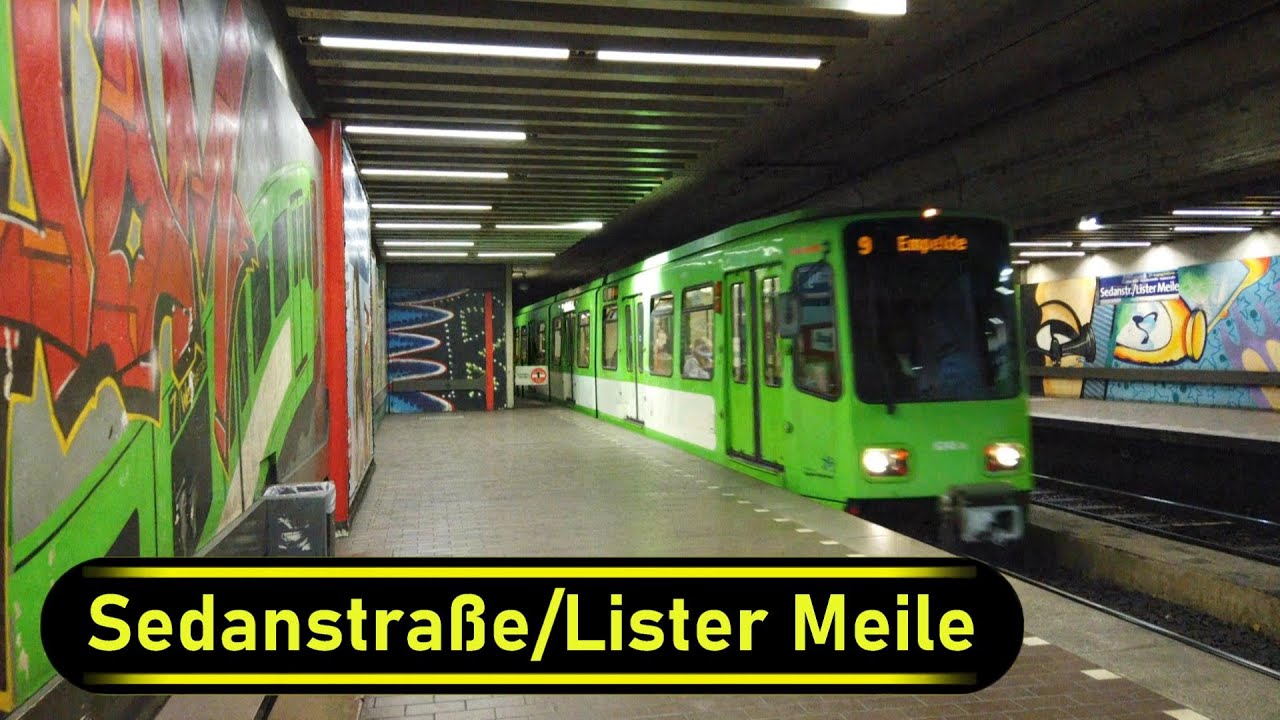 Stadtbahn Station Sedanstraße/Lister Meile - Hannover 🇩🇪 - Walkthrough 🚶