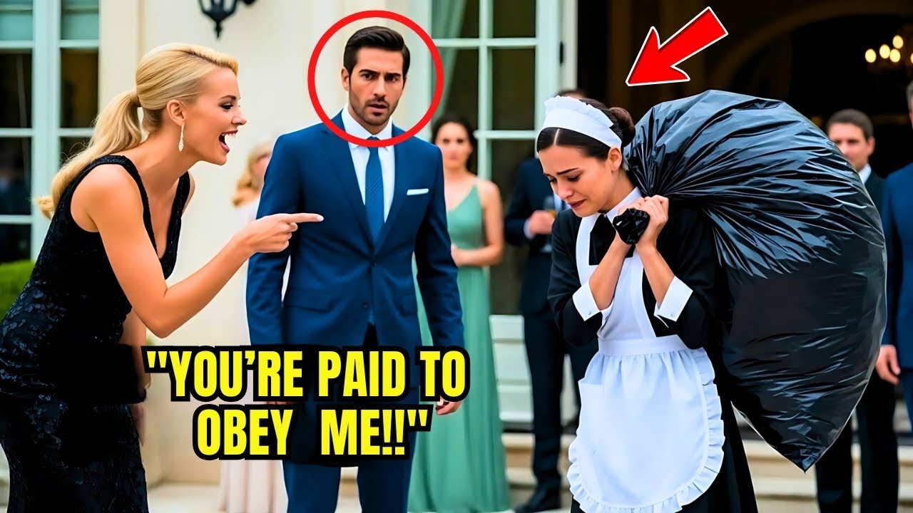 BILLIONAIRE CEO SEES HIS GIRLFRIEND HUMILIATING THE BLACK MAID—WHAT SHE DID LEFT EVERYONE SPEEC