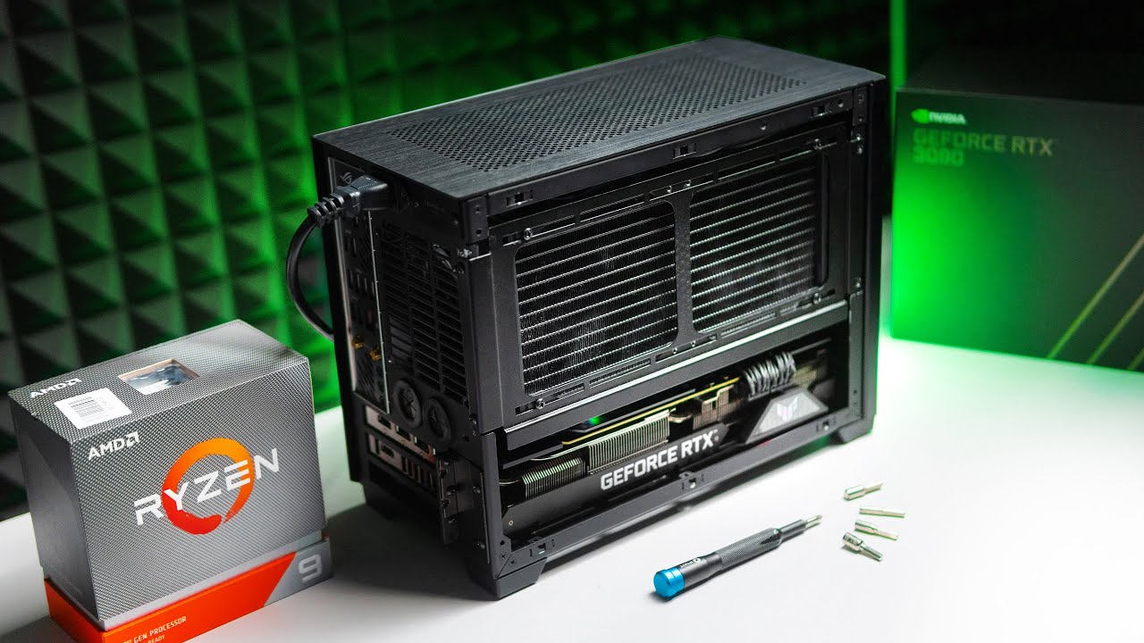 Unbeatable 16-core + RTX 3090 Ncase M1 Build!