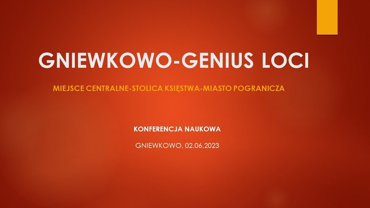 Gniewkowo - GENIUS LOCI