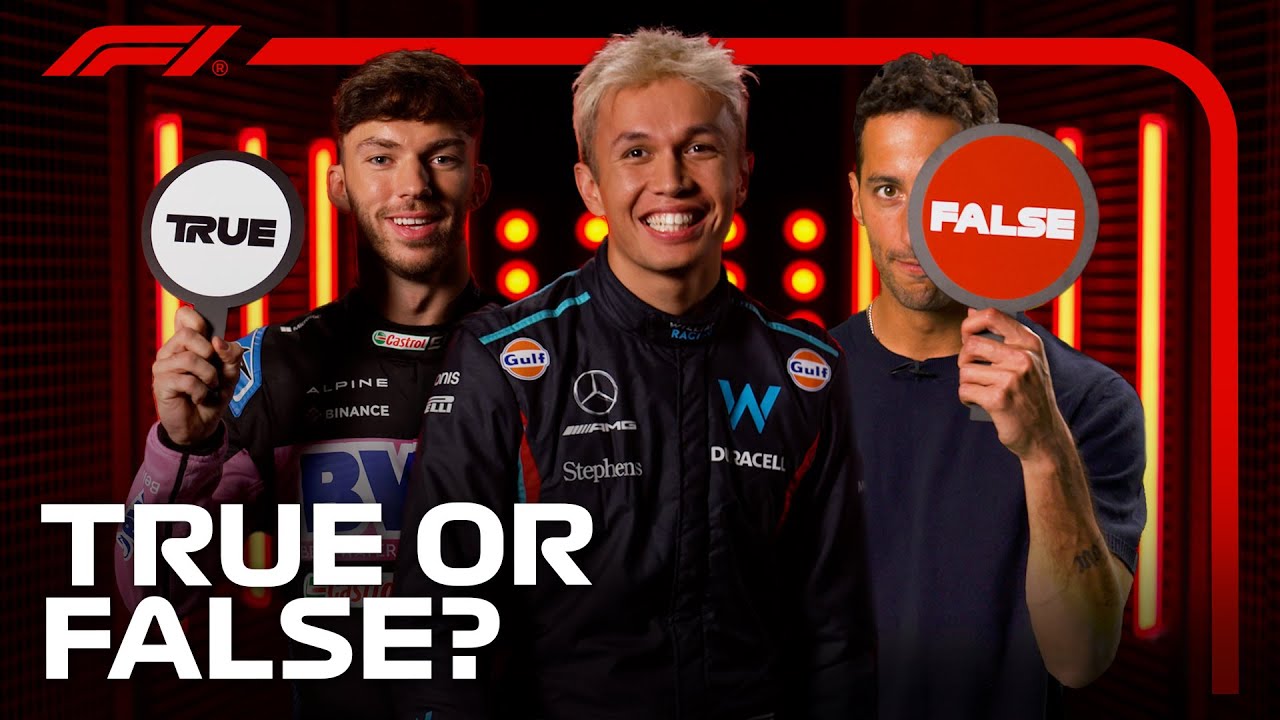 True Or False With Our 2023 F1 Drivers!