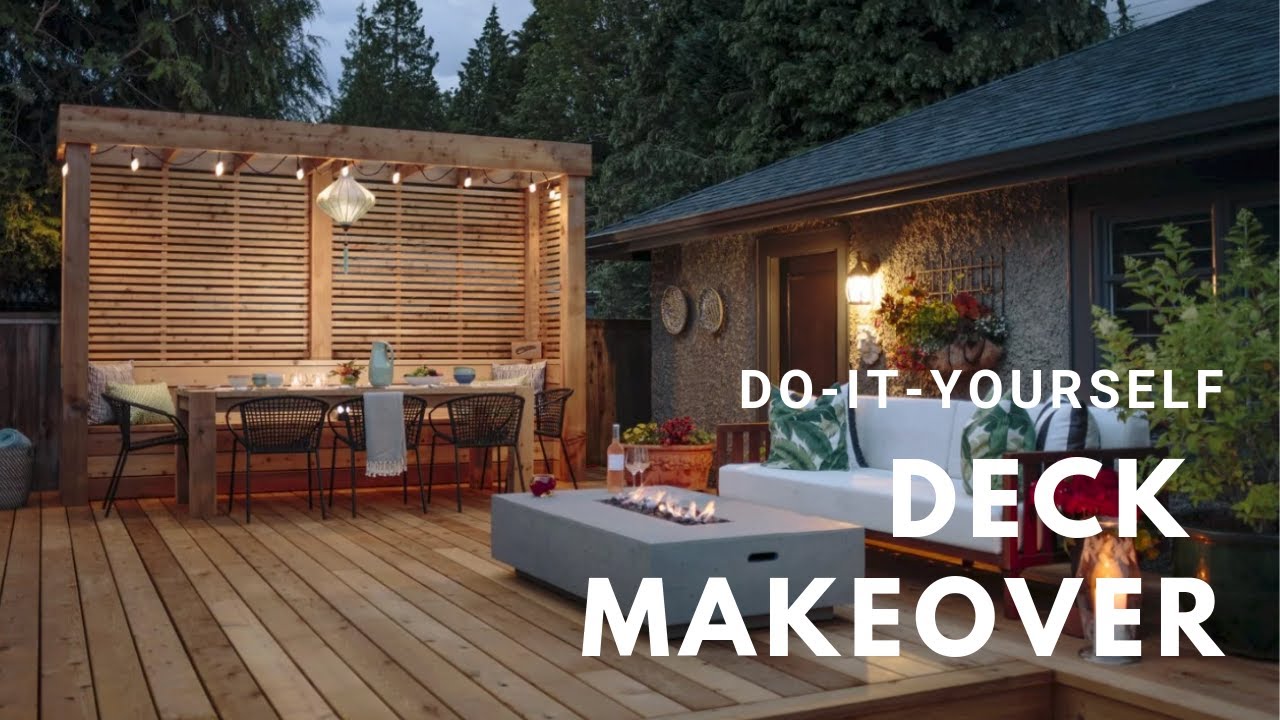 Decking and Outdoor Dining Area Makeover With Western Red Cedar - RealCedar.com