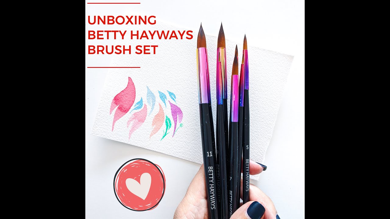 UNBOXING Betty Hayways brushes - Vegan and Cruelty Free !!
