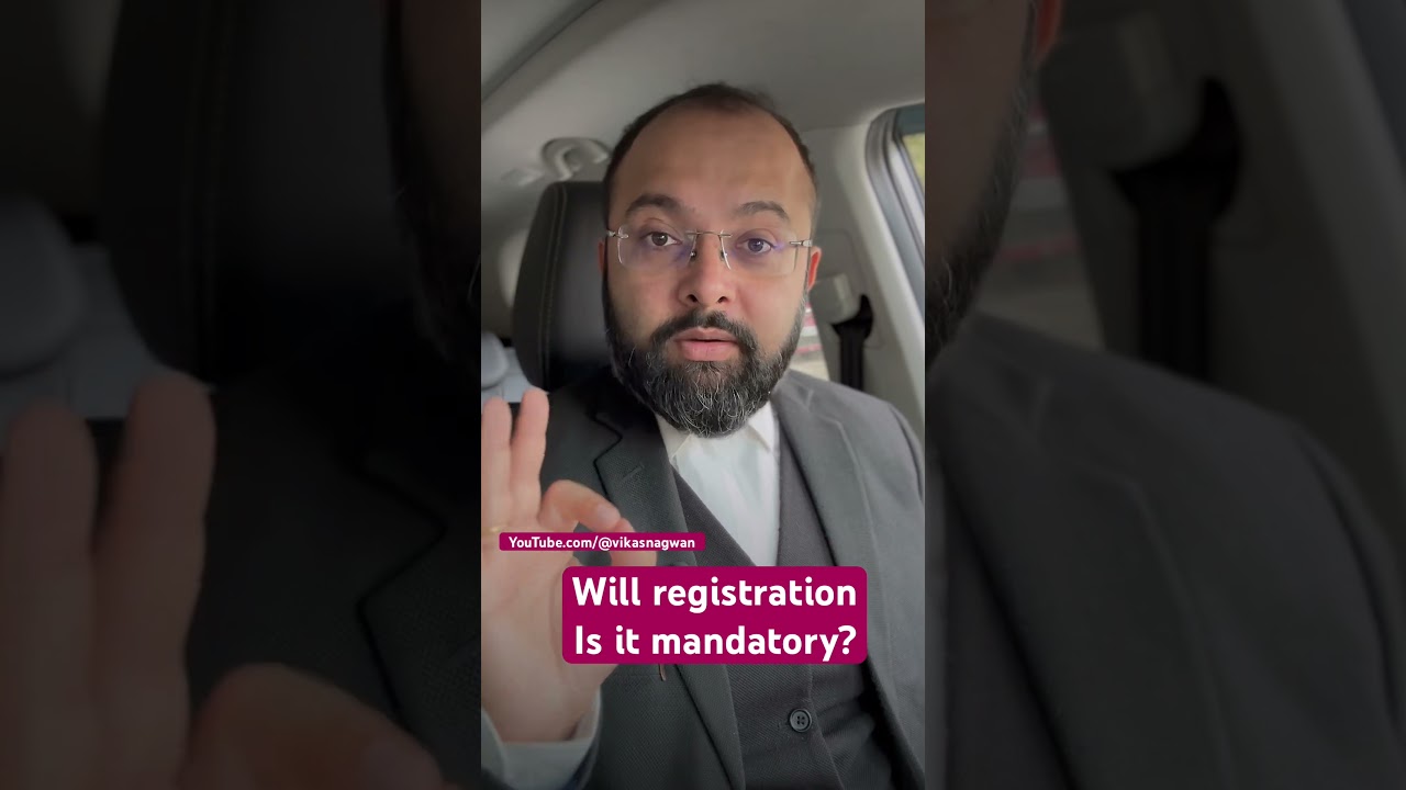 Is will registration mandatory?