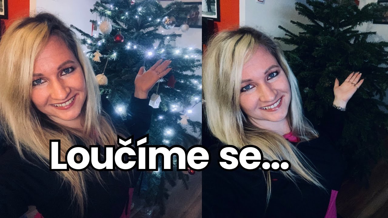 Loučíme se - na tři krále 👑 jde stromeček 🎄 z domu…