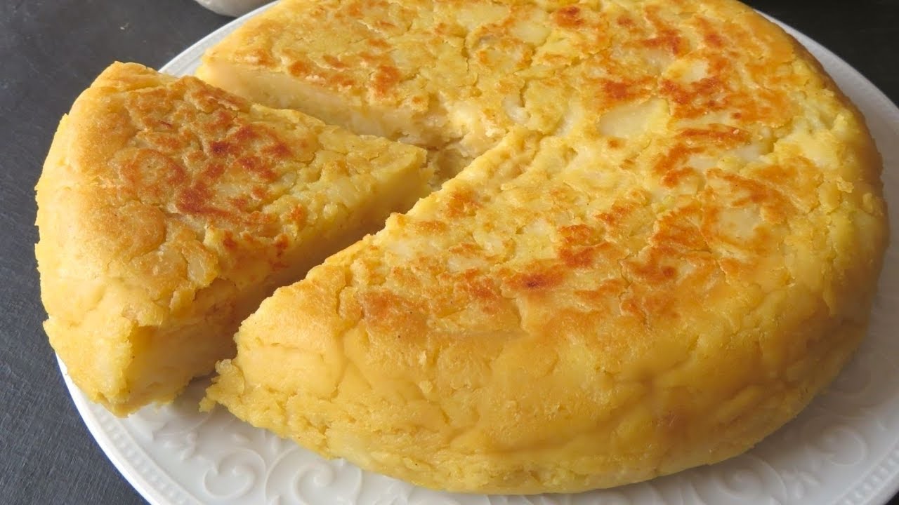 Tortilla de patatas SIN HUEVO